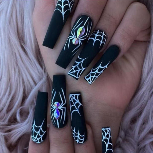 Spider Glue On Nails