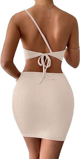 Elysium® Shoulder Drawstring Dress