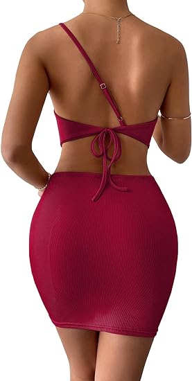 Elysium® Shoulder Drawstring Dress