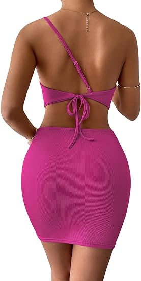 Elysium® Shoulder Drawstring Dress