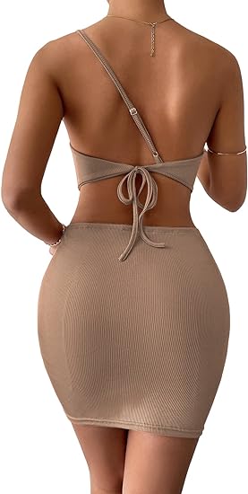Elysium® Shoulder Drawstring Dress