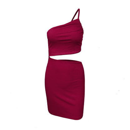 Elysium® Shoulder Drawstring Dress