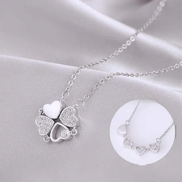 Elysium® Clover Heart Necklace