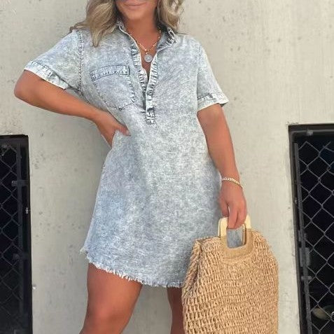 Elysium Denim Shirt Dress