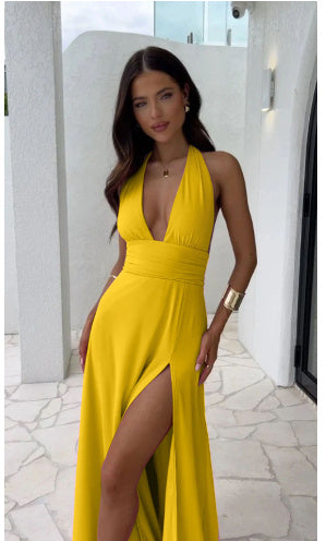 Elysium Halter Split Dress