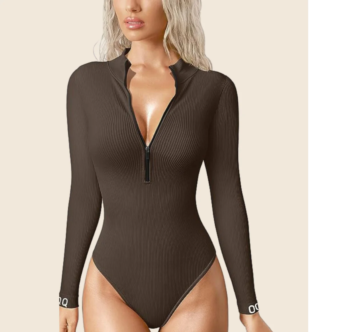 Snatched Waist Zip Bodysuit